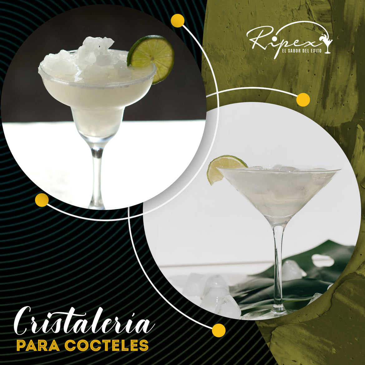 Cristalería: formas distintas de expresión en coctelería