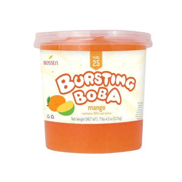 Bossen - Perlas explosivas sabor Mango.