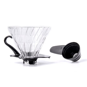 Hario - Dripper de Cristal Negro
